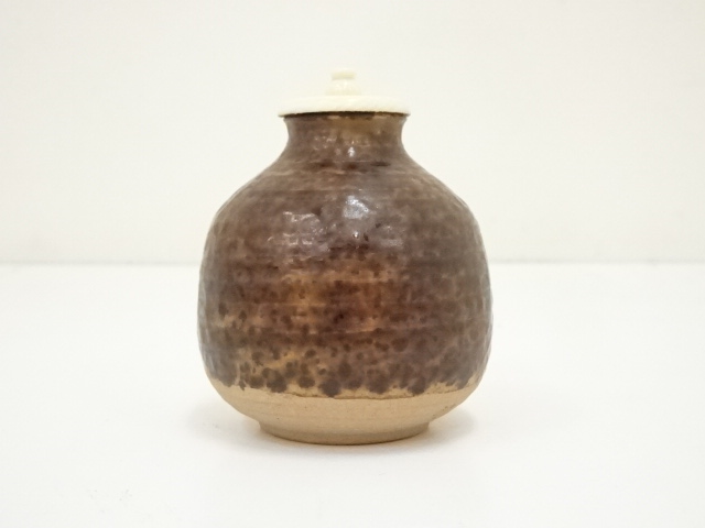 道具 ] - 道具 龍喜窯造 中興名物吹上文琳写茶入（仕覆付）（共箱）□z